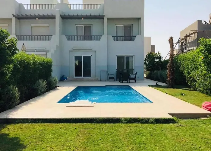 Ollystays Seaview 3br Heated Pool Gym-joubal El Gouna Gurdaka