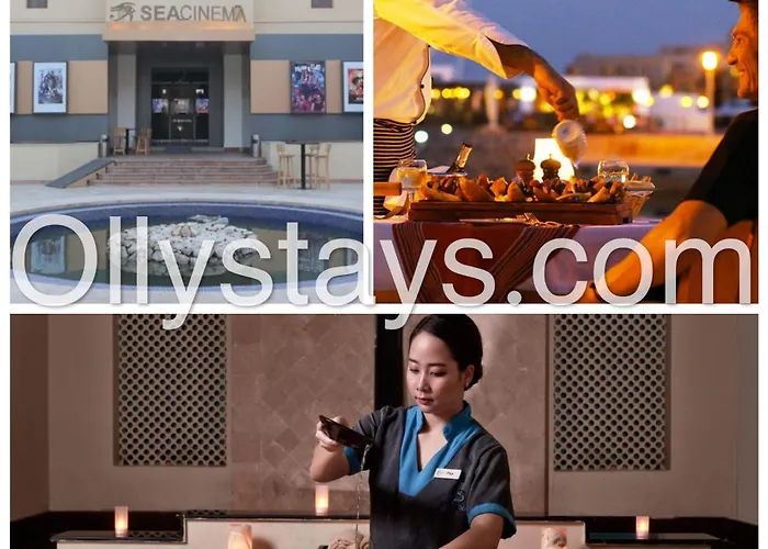Ollystays Seaview 3br Heated Pool Gym-joubal El Gouna Apartman