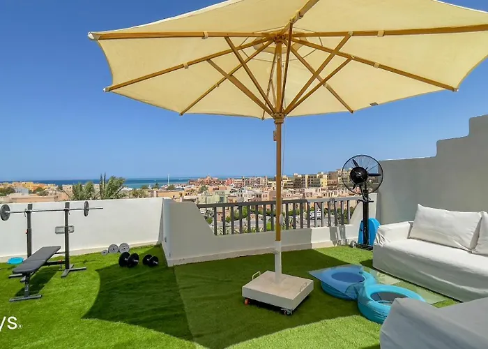 Ollystays Seaview 3br Heated Pool Gym-joubal El Gouna Apartman Gurdaka