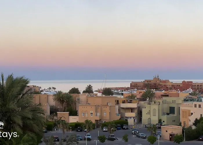 Ollystays Seaview 3br Heated Pool Gym-joubal El Gouna Gurdaka